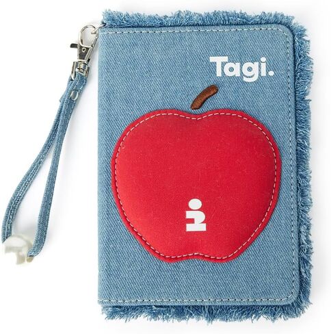 Tagi. Imagine Apple Passport Holder for Travel, Passport Wallet Cover Card Holder Tavel Essentials, Denim in Saudi Arabia