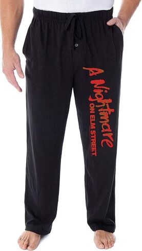 A Nightmare On Elm Street Men's Classic Logo Loungewear Bottoms Pajama Pants in Saudi Arabia