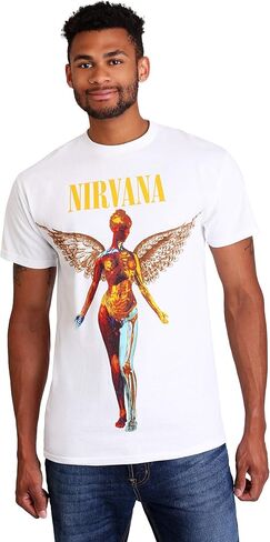 Nirvana unisex adult Nirvana in Utero T-shirt, Asphalt, Large T Shirt, Asphalt, Large US in Saudi Arabia