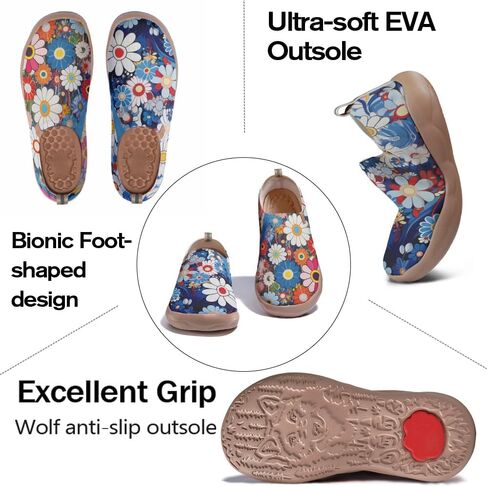Women's Art Travel Shoes Slip-on Loafers Comfortable, Light and Fashionable Sneakers in Saudi Arabia