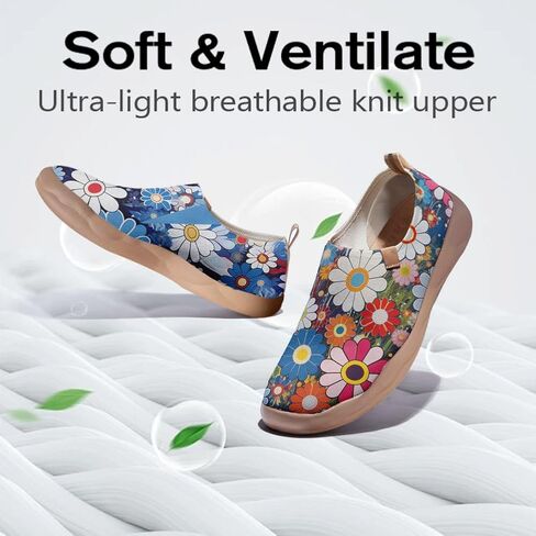 Women's Art Travel Shoes Slip-on Loafers Comfortable, Light and Fashionable Sneakers in Saudi Arabia