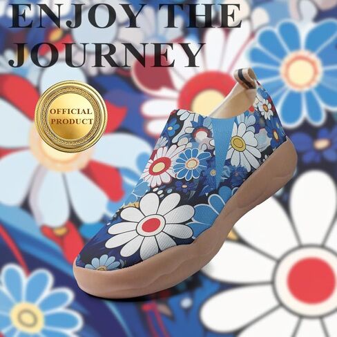 Women's Art Travel Shoes Slip-on Loafers Comfortable, Light and Fashionable Sneakers in Saudi Arabia