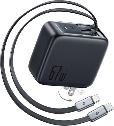 قاعدة شاحن Baseus 30W ثنائي المنفذ USB C PD، مدمج سريع مع قابس قابل للطي لأجهزة iPad Pro/Air/Mini، iPhone 15/15 Pro/15 Pro Max/14/14 Pro/14 Pro /13 Pro/12/SE/11/ اكس ار/اكس اس، سامسونج، بيكسل 6، اسود in Kuwait