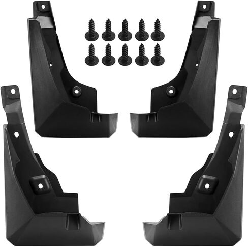 SPEEDWOW Mud Flaps Splash Guards Fit for 2016-2022 Toyota Tacoma with Fender Flares (Except SR Models),Front and Rear Mudflaps Splash Guards 4Piece/Set （No Drilling Required in Saudi Arabia