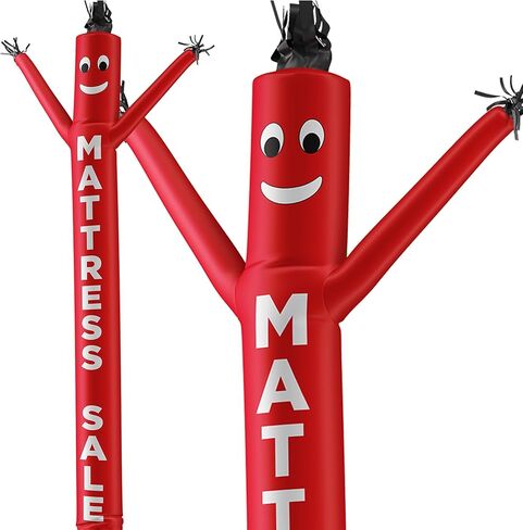 LookOurWay Air Dancers Inflatable Tube Man Attachment - 20 Feet Tall Wacky Waving Inflatable Dancing Tube Guy for Business Promotion (Blower Not Included) - Car Wash Blue in Kuwait
