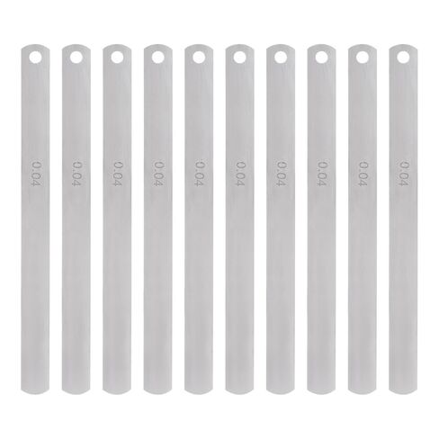 HARFINGTON 5pcs Mn Steel Feeler Gauge 0.02mm Thickness 150mm Length Metric Filler Thickness Gage Gap Measuring Tool Single Blade in Saudi Arabia