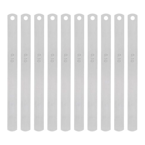 HARFINGTON 5pcs Mn Steel Feeler Gauge 0.02mm Thickness 150mm Length Metric Filler Thickness Gage Gap Measuring Tool Single Blade in Saudi Arabia