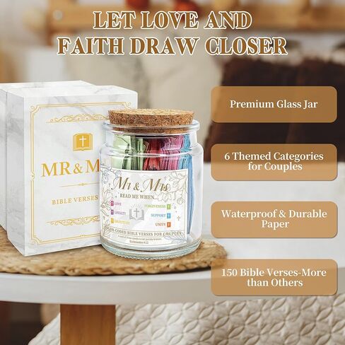 Baptism Gift Bible Verse Jar–92 Scripture Cards in Read Me When Jar, Unique Christening Gifts, Christian Keepsake Religious Gifts for Baby Dedication, Girls, Boys, Women in Saudi Arabia