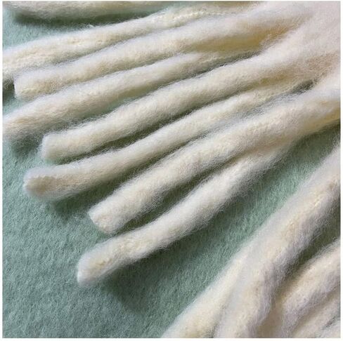 Large Chunky Scarf Oversized Fluffy Scarves Blanket Big Wool Thick Winter Warm in Saudi Arabia