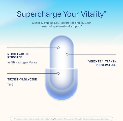 بروهيلث نيكوتيناميد ريبوسيد برو كامل | 60 كبسولة | دعم NAD+ الشامل | 500 مجم نيكوتيناميد ريبوسيد + 500 مجم ترانس ريسفيراترول + 250 مجم مجموعة طلعت مصطفى | صُنع في الولايات المتحدة الأمريكية، وتم اختباره ثلاث مرات في المعمل in Kuwait