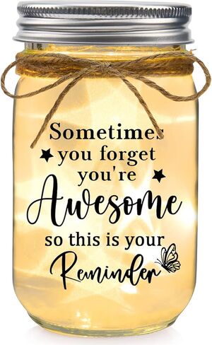 Christian Mason Jar Night Lights Gifts for Christians Women Faith Bible Religious Catholic Spiritual Gift for Women Prayer -Every Day God Thinks of You...He Loves You in Saudi Arabia