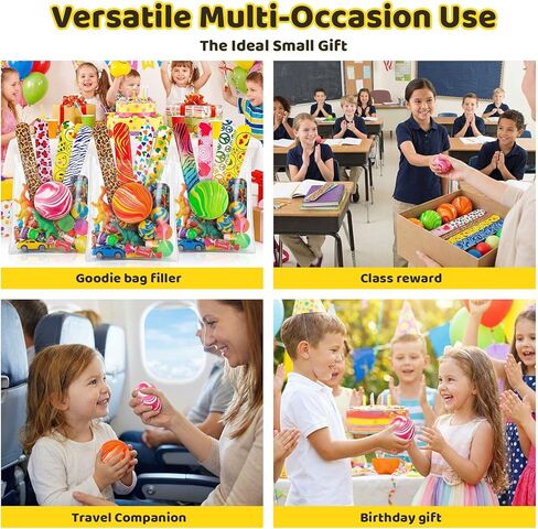 LovesTown Stretchy Stress Ball, 2.5" Squeeze Ball Assorted Colors Dough Ball Fidget Toy for Kids Adult Stress Relief 3 Colors in Saudi Arabia