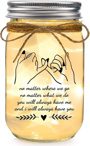 Christian Mason Jar Night Lights Gifts for Christians Women Faith Bible Religious Catholic Spiritual Gift for Women Prayer -Every Day God Thinks of You...He Loves You in Saudi Arabia