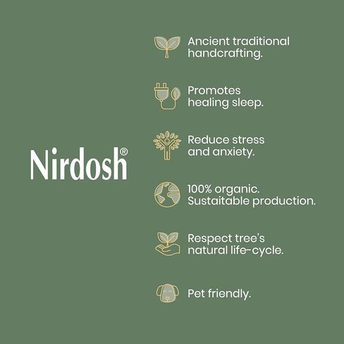 NIRDOSH - Palo Santo Sticks Bulk PALITO من الإكوادور - 7 أعواد بخور طبيعية 3.94 بوصة - خشب بالو سانتو الطبيعي لليوجا والتأمل - جرافولينز بورسيرا الأصلية in Kuwait