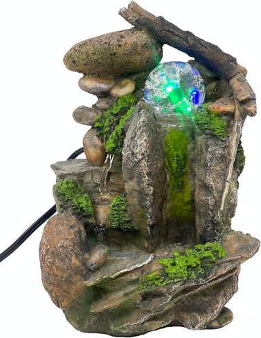 Nature’s Garden Rockery Fountain – Indoor Zen Waterfall Tabletop Decoration in Saudi Arabia