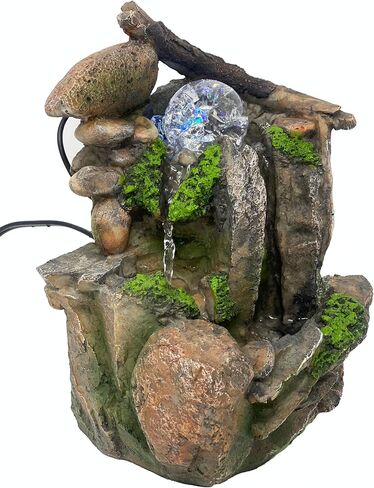 Nature’s Garden Rockery Fountain – Indoor Zen Waterfall Tabletop Decoration in Saudi Arabia