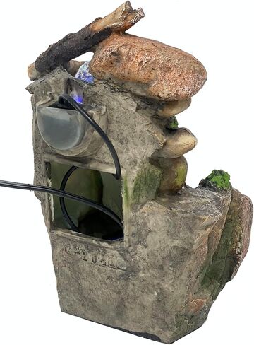 Nature’s Garden Rockery Fountain – Indoor Zen Waterfall Tabletop Decoration in Saudi Arabia