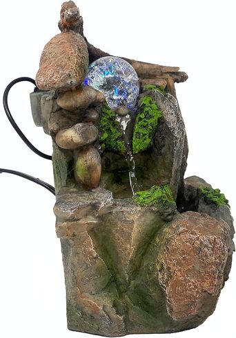 Nature’s Garden Rockery Fountain – Indoor Zen Waterfall Tabletop Decoration in Saudi Arabia
