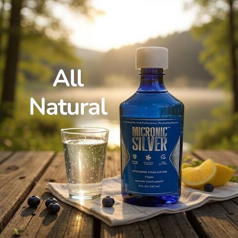 Micronic Silver Dietary Supplement 8oz 27ppm in Saudi Arabia