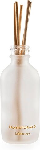 Lifetherapy Grounded Mini Reed Diffuser | Home Fragrance Diffuser | Fresh Citrus, Heliotrope, Dry Amber, Calming Rose, Vanilla | 2 FL OZ in Kuwait