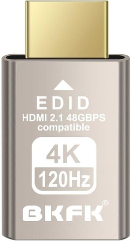 قابس الدمية dp hdmi - عرض إلى محول hdmi، نافذة افتراضية لعرض Luna لمحاكي Home-edid-Dummy، دونجل دمية بدون رأس لمنفذ العرض (DP-3P) in Saudi Arabia