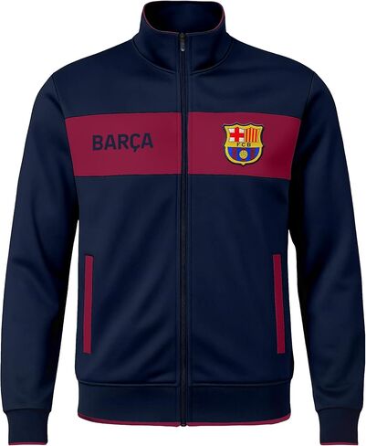 Icon Sports Officially Licensed FC Barcelona Soccer Track Jacket - Unisex Adult in Saudi Arabia