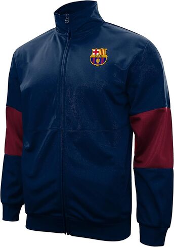 Icon Sports Officially Licensed FC Barcelona Soccer Track Jacket - Unisex Adult in Saudi Arabia