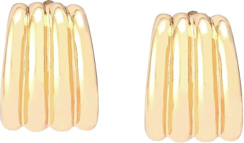 Robert Lee Morris Soho Women's Ribbed Tube Clip-On Earrings in Saudi Arabia