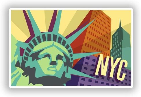 New York City NYC Round Metal 0.75" Lapel Pin Hat Shirt Pin Tie Tack Pinback in Saudi Arabia