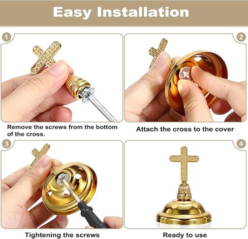 JUXYES Vintage Incense Burner Holder with Ash Catchers and Cross Lid, Metal Censer Antique Charcoal Incense Resin Burner with Tongs, Zinc Alloy Spiritual Aromatherapy Yoga Meditation Retro Home Decor in Saudi Arabia