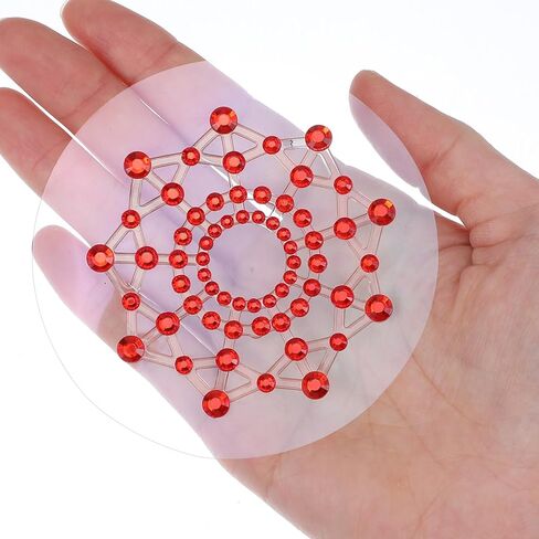 3 Pairs Rhinestone Pasties Sexy Nipple Covers Glitter Crystal Tassel Nipple Pasties for Women Halloween Rave in Saudi Arabia