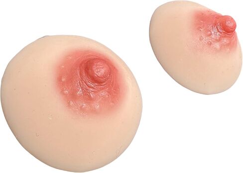 BIMEI 1 Pair Self-adhesive Silicone Nipple Cover for Breast Form Crossdresser Cosplay lifelike natural feeling nipples in Saudi Arabia