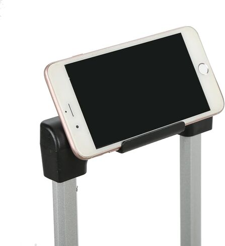حقيبة حمل صلبة مقاس 21 بوصة مقاس 22 × 14 × 9 معتمدة من شركة الطيران مع عجلات دوارة، مجموعة حقائب خفيفة الوزن مع حامل هاتف ومنفذ USB، قطعتان (أبيض لؤلؤي، حقيبة حمل مقاس 21 بوصة وحقيبة مستحضرات تجميل مقاس 14 بوصة) in Kuwait