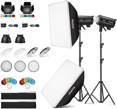 Godox 2 Pack DPIIIV Professional Studio Flash Series (DP1000IIIV) in Saudi Arabia