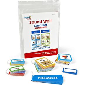 hand2mind Sound Wall Classroom Phonics Kit, Letter Sounds for Kindergarten, Speech Therapy Materials, Phonemic Awareness, ESL Teaching Materials, Science of Reading Manipulatives (169 Cards)