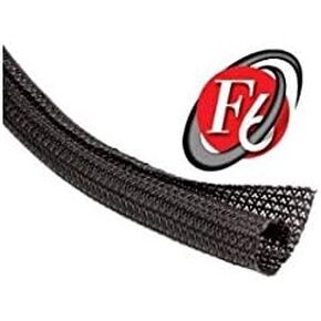 Techflex 3/4 F6 Split Sleeving 25 feet Black