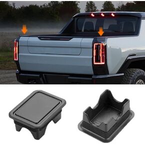 ATNVIDSG Ram 1500 Stake Pocket Covers Compatible with Dodge Ram 1500 2019-2023 Pile Bag Cover Bed Rail Stake Pocket Covers (Black 2 Pcs)