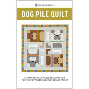 Lindsey Neill Dog Pile Quilt Pattern, Multi