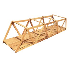Perfect Stix Wooden Truss Bridge Kit – STEM Bridge Kit Complete with Instructions Made in USA - Great for School Projects/STEM Based Learning