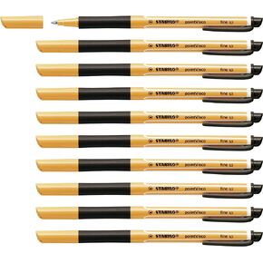 Gel Rollerball - STABILO pointVisco Box of 10 Black