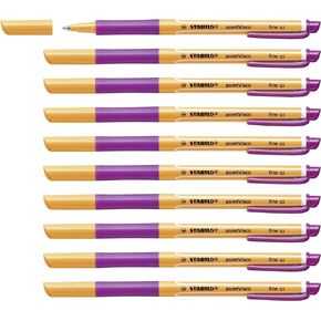 Gel Rollerball - STABILO pointVisco Box of 10 Black