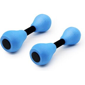 Honlibey 2 Pieces Water Dumbbells，Water Aerobic Exercise Foam Dumbbells Pool Resistance Swimming Training for Adults, Kids, and Beginners Water Fitness Exercises Equipment for Weight Loss（1 pair）