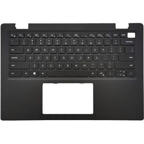 LTPRPTS قطعة علوية بديلة للكمبيوتر المحمول Palmrest لوحة مفاتيح بإضاءة خلفية لـ Dell Latitude 14 3420 E3420 04PX9K 4PX9K أسود