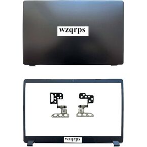 غطاء LCD بديل للكمبيوتر المحمول wzqrps غطاء خلفي خلفي مع مفصلات أمامية لجهاز Acer Aspire A315-42 A315-42G 3 A315-54 A315-54K A315-56 N19C1 60.HEFN2.001 33.HEFN2.002 AP2ME000631 AP2ME000600 أسود