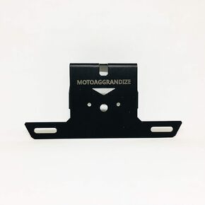 Motoaggrandize Compact Tail Tidy | Fender Eliminator For KTM Duke 125 | 200 | 250 | 390 [2017+] [Compatible With Small License Plates] Colour: Black (Gen2)