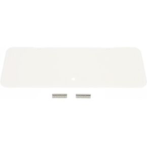 HECASA Boat Locker Door w/Hinge Kit Ski Locker Door Cover Lid Hatch Boat Repair Parts White Plastic (PE)