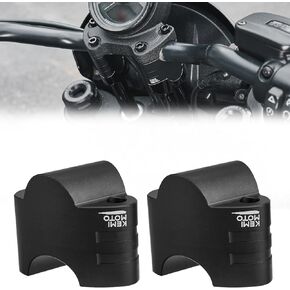 KEMIMOTO Motorcycle Handlebar Riser Clamp Mount,Increase Motorcycle Handlebar Height, Compatible with Low Rider S ST FXLRS FXLRST FXRST 2022 2023