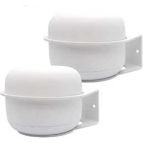 Google Nest WiFi Wall Mount, ALLICAVER Sturdy Metal Made Wall Mount Bracket Compatible with Google Nest WiFi Router. (2-Pack)