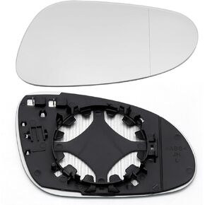 Passenger Right Side Heated Convex Mirror Replacement for 3C0857522R 1K0857522E Compatible Volkswagen R32 EOS GTI Rabbit Jetta Passat 2005-2010
