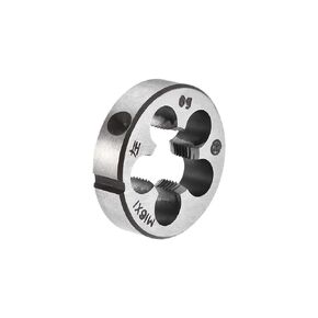 uxcell M18 X 1 Metric Round Die, Machine Thread Left Hand Threading Die, Alloy Tool Steel Screw Thread Cutting Die